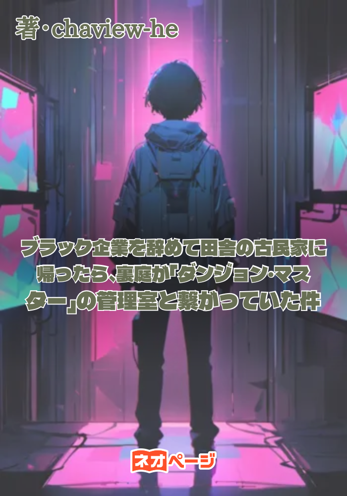 ブラック企業を辞めて田舎の古民家に帰ったら、裏庭が「ダンジョン・マスター」の管理室と繋がっていた件