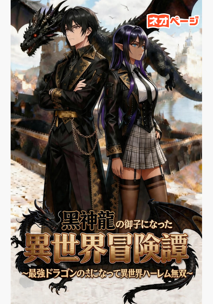黒神龍の御子になった異世界冒険譚～最強ドラゴンの夫になって異世界ハーレム無双～